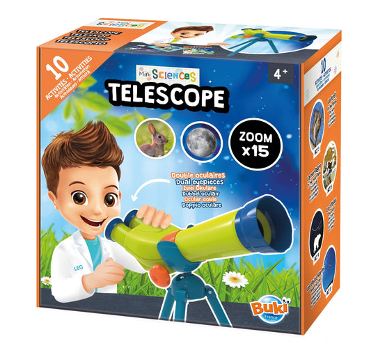 BUKI 9004 Mini Wissenschaften Set de explorare cu telescop 4+ ani