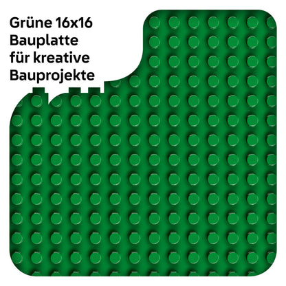 LEGO 10460 DUPLO Placă de construcție verde, 1+ ani