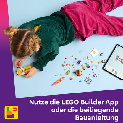 LEGO Friends 42659 Set de construcție Mașină de călătorie cu remorcă 220 piese 6+ ani