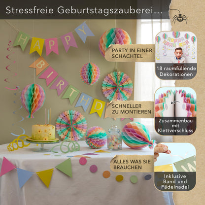 Itsy Bitsy Party Co Decorațiuni petrecere reutilizabile