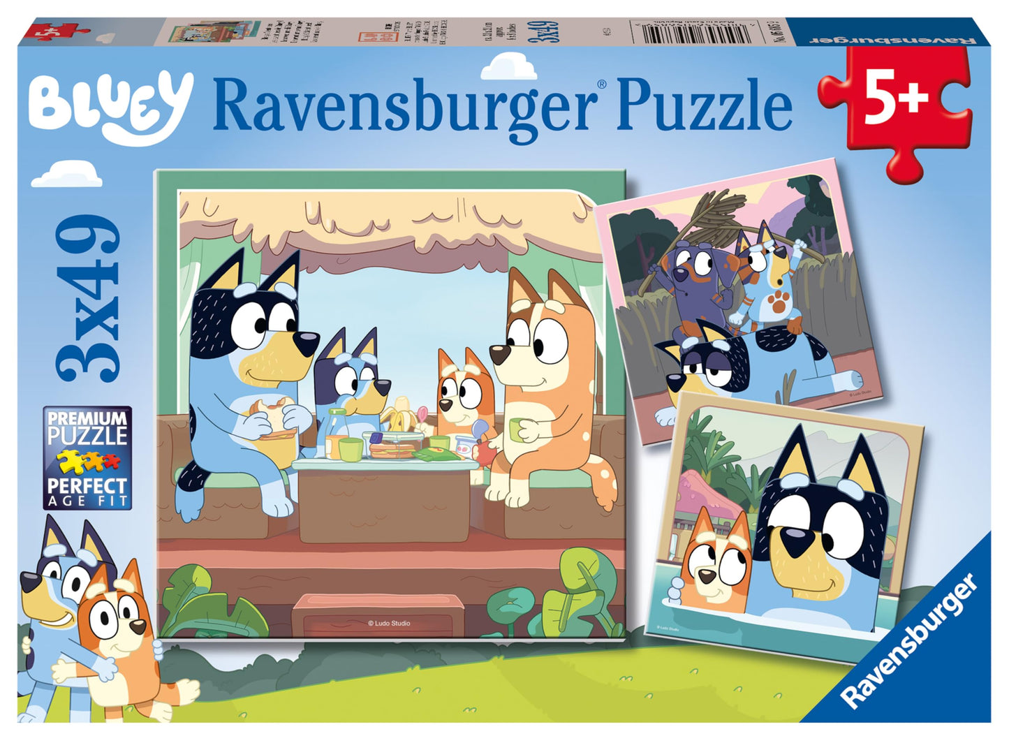Ravensburger 05685 Set de puzzle pentru copii 3x49 piese 5+ ani