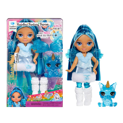 Rainbow High Littles Sapphire Zână, 14 cm, 4+ ani