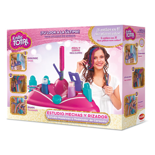 Set coafura cu ondulator Estilo Bizak