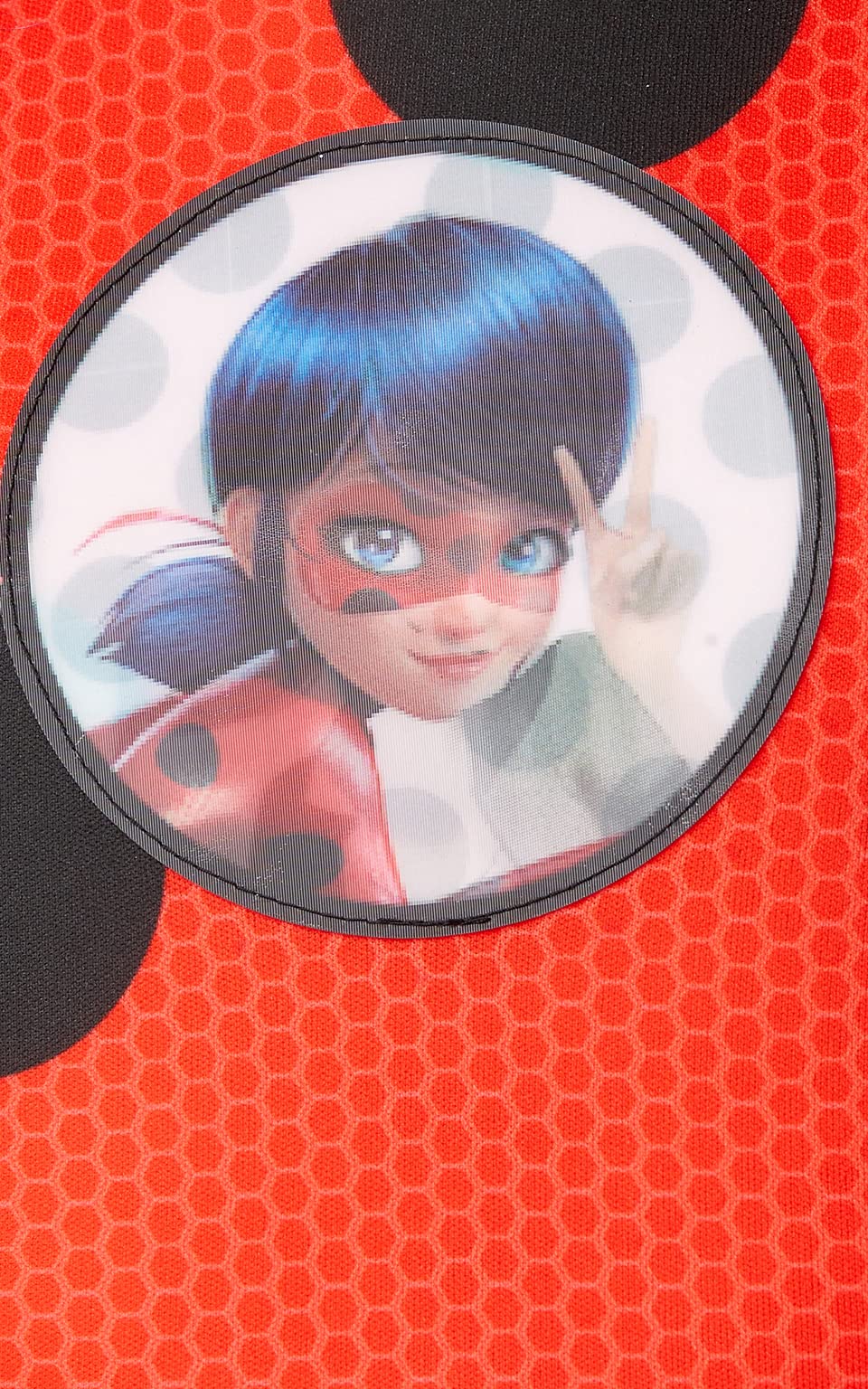 Costum Oficial Ladybug Miraculous Rubie's, Polyester, Roșu, XL (9-10 ani)