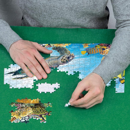 Clementoni Covor pentru Puzzles Verde, 3