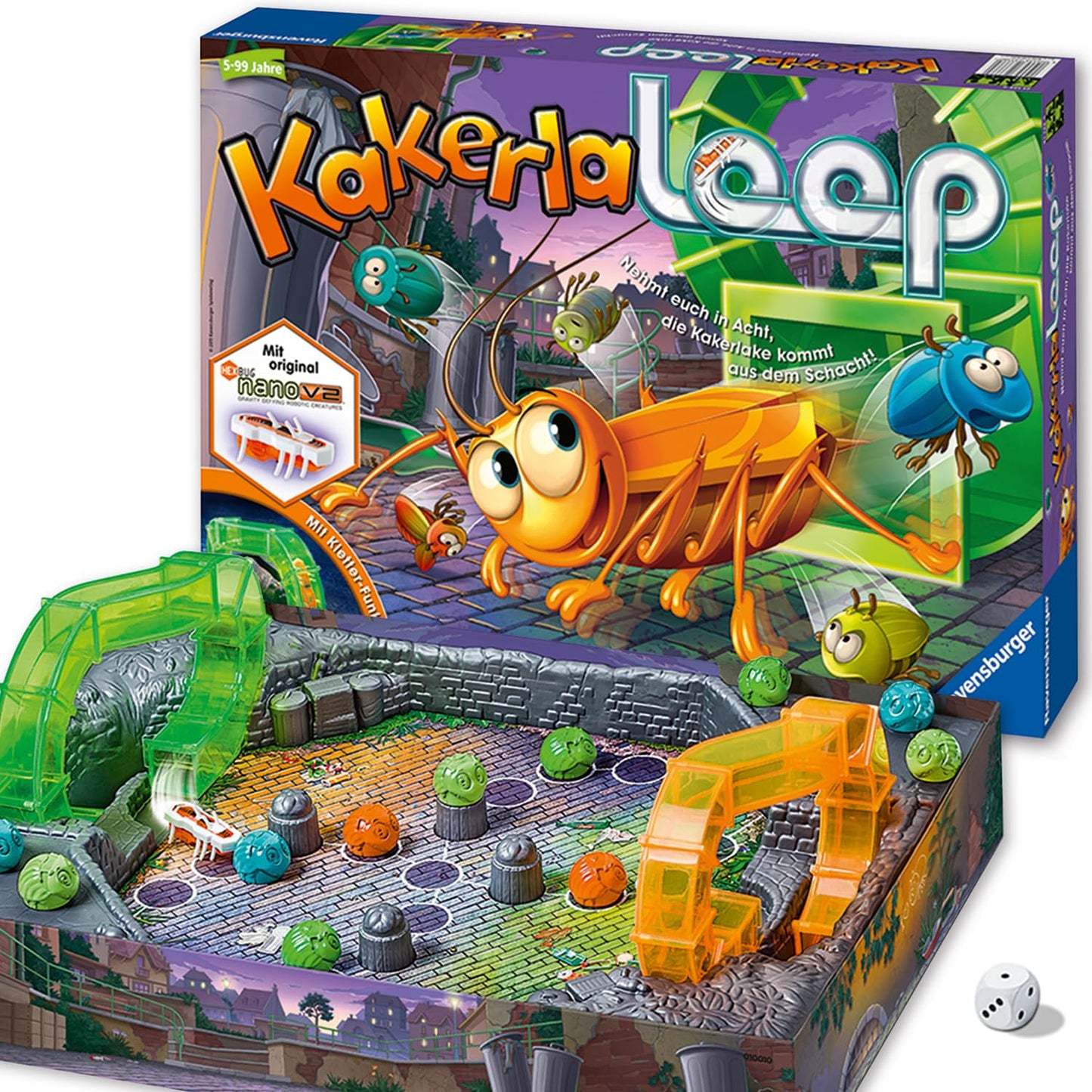 Ravensburger 21123 Kakerlaloop, 2-4 juc., 5+ ani