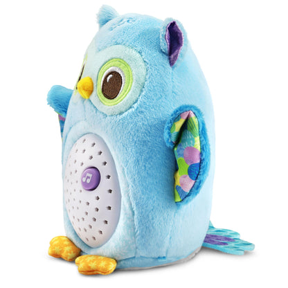 VTech Lumi Eule Set de noapte muzical din pluș pentru bebeluși cu muzică liniștitoare și lumini, de la naștere