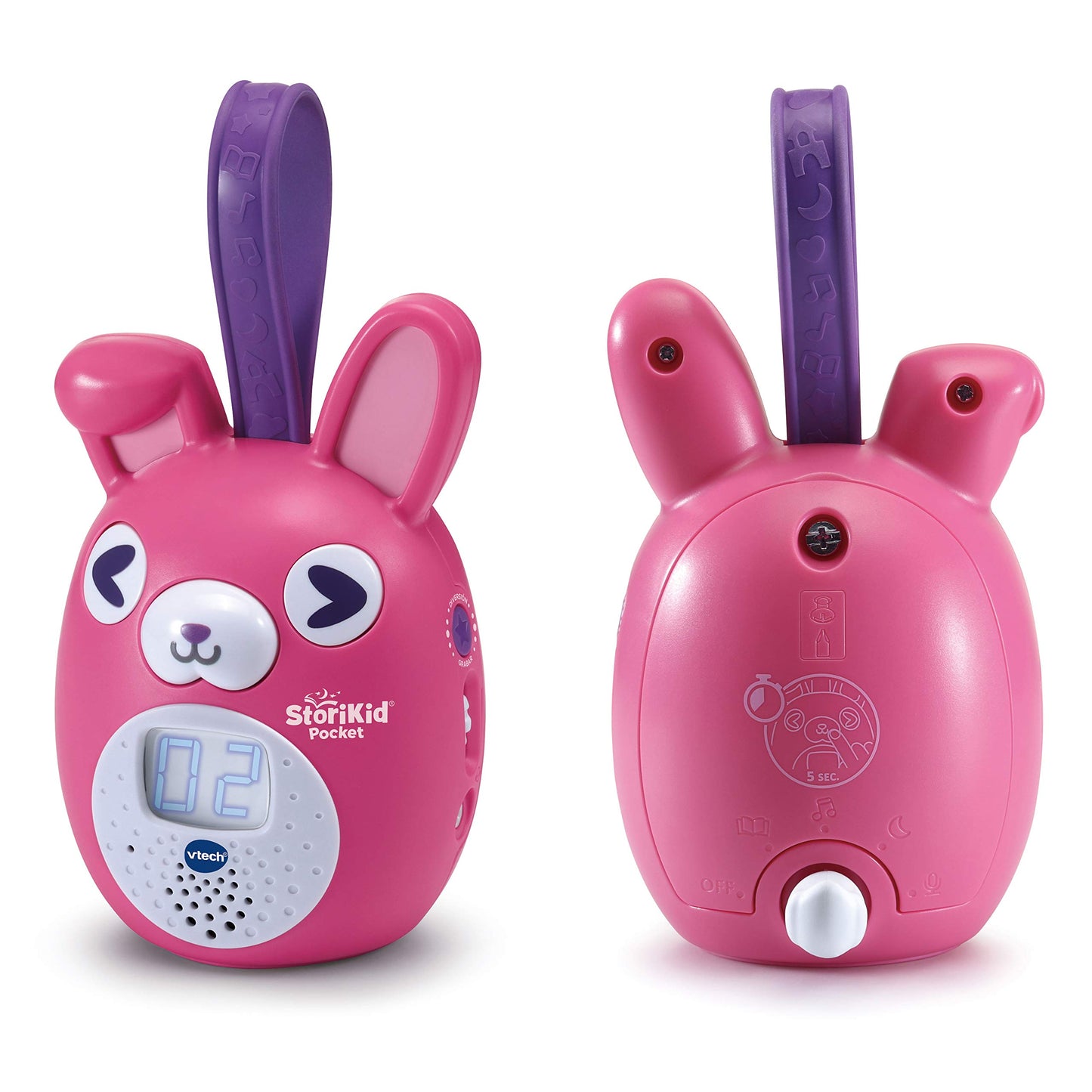 VTech StoriKid Pocket Povestitor, roz (versiune spaniola)