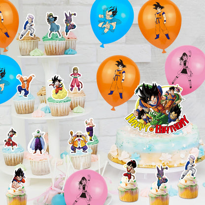 yumcute Set Decorațiuni Petrecere Anime, 44 piese