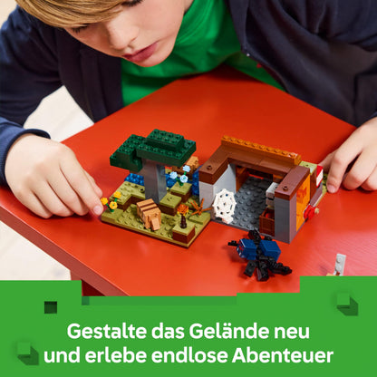 LEGO Minecraft 21269 Set de construcție cu 247 piese cu funcție TNT pentru copii de la 8 ani