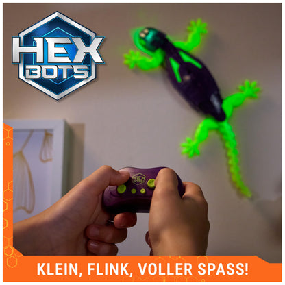 HEX BOTS Gecko Glow RC telecomandă, urcă pe pereți