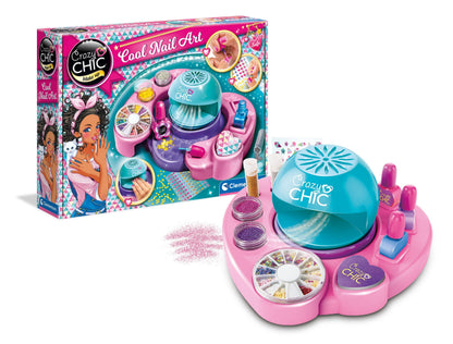 Clementoni Crazy Chic - Set de Manichiură Cool pentru Copii - 6 Ani (18599)