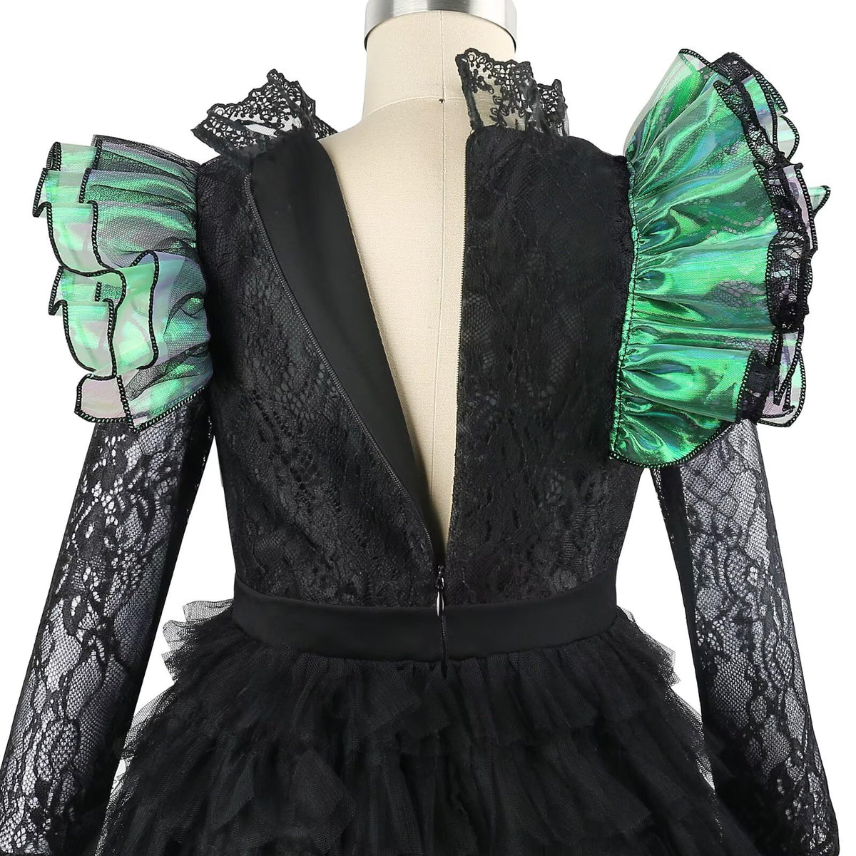 Tangsenyu Rochie de prințesă cu paiete și tul pentru copii costum Glinda vrăjitoare bună roz