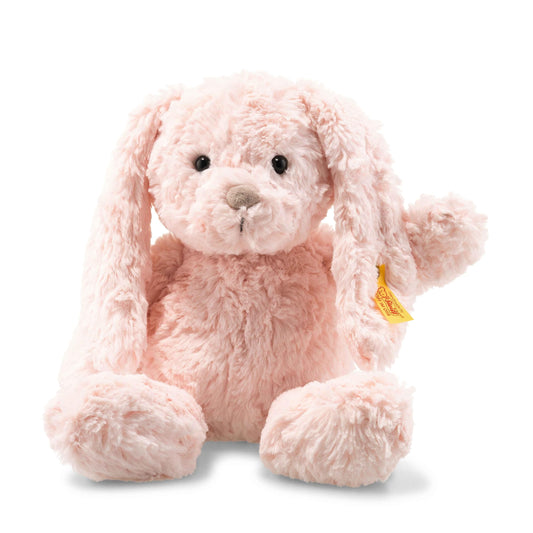 Steiff Tilda Hase - 30 cm - Iepuraș din pluș cu urechi lunguiețe - Jucărie moale pentru copii - Soft Cuddly Friends - Mobil și spălabil - roz (080623)