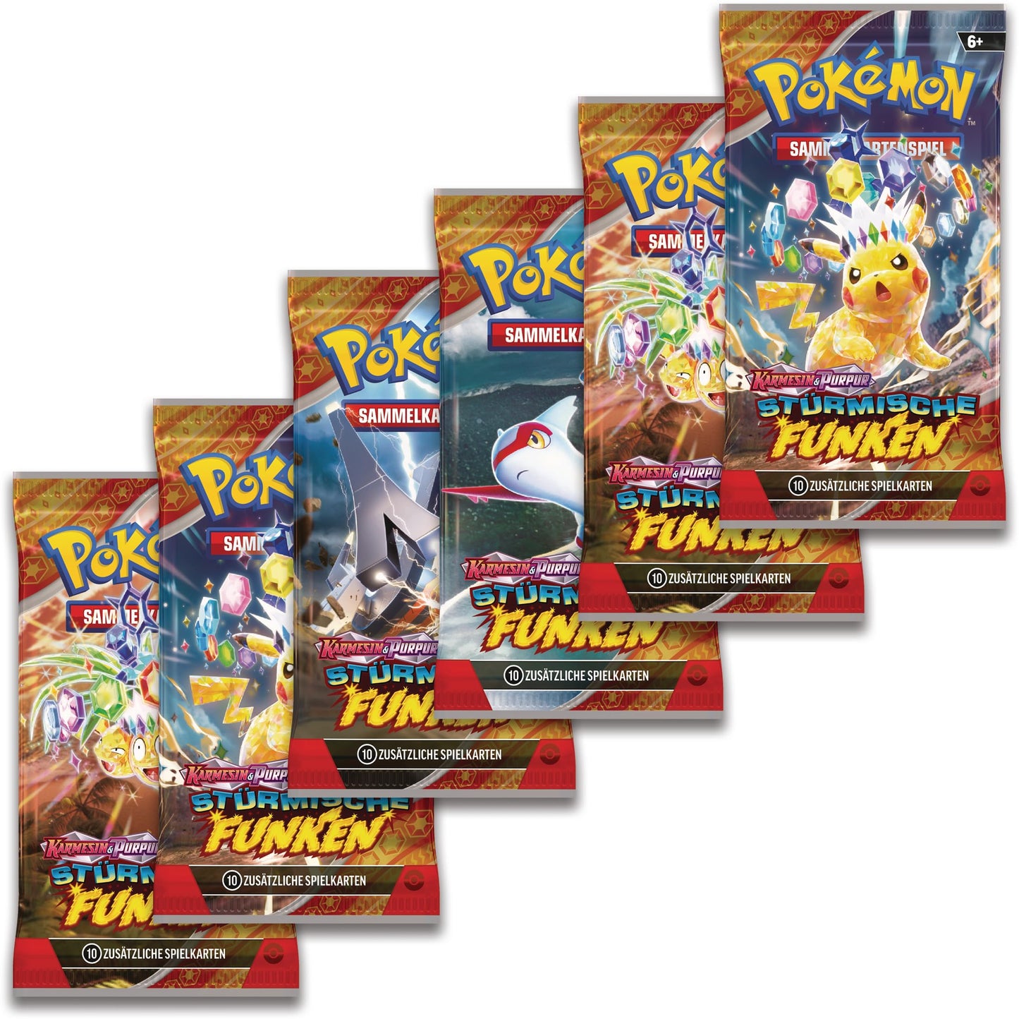 Pokémon Booster Bundle Scântei Furtunoase, 6 pachete
