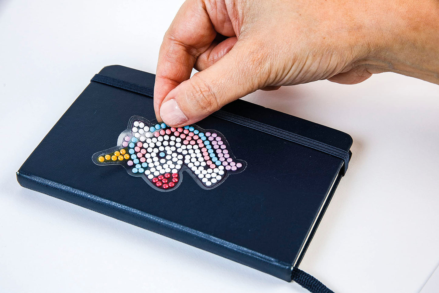 Clementoni Idea Set creativ Sparkly Creations cu stickere 3D diamant pentru copii de la 7 ani
