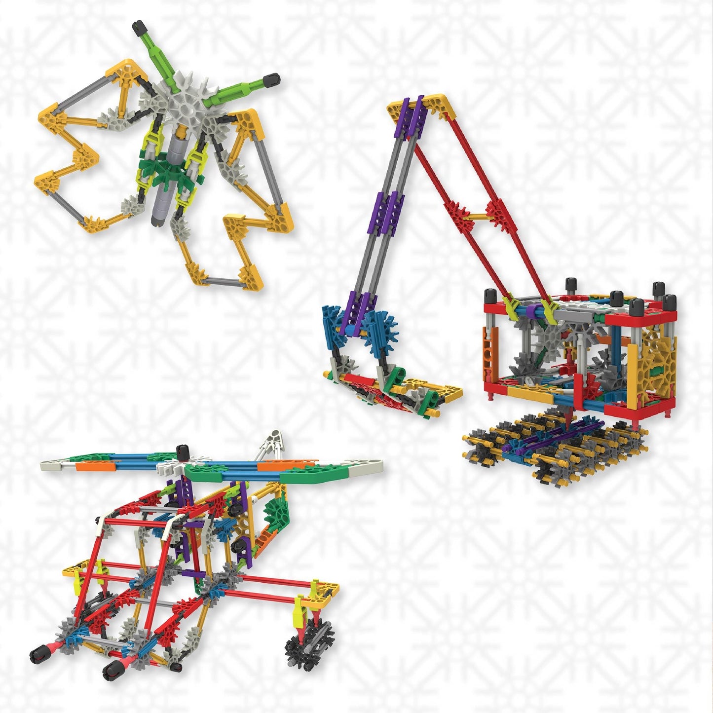 K'NEX 12418 Set de construcție Fantasie cu 35 modele, jucărie educativă STEM pentru copii de la 7 ani