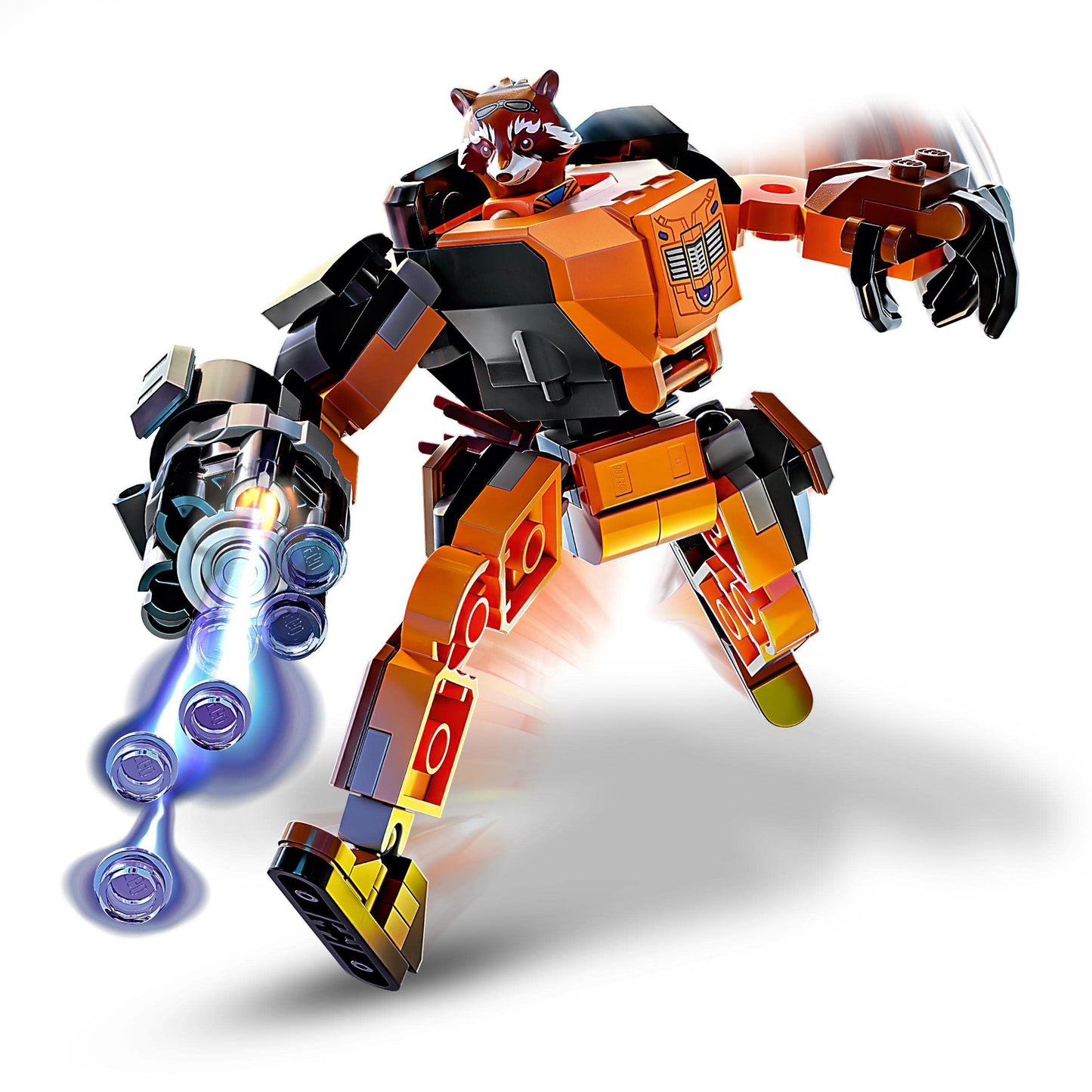 LEGO 76243 Armura robot Rocket Marvel, 98 piese