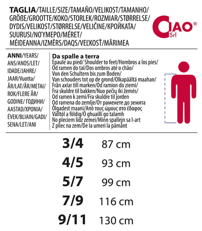 Ciao 61232.M Costum Imparat Roman, 5-7 ani