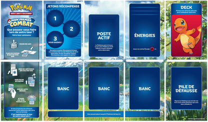 Pokémon Salamèche și Carapuce Set de start Pokémon TCG cu 2 mini-deck-uri gata de joc
