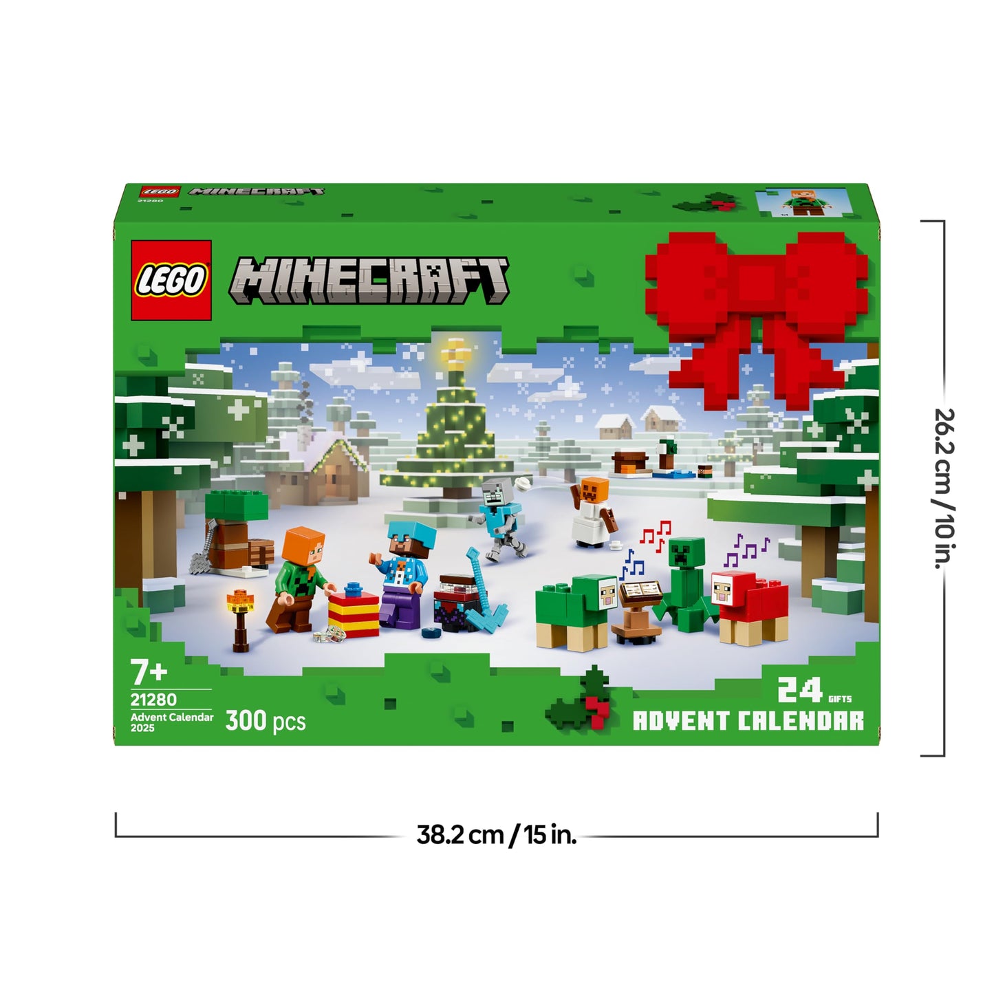 LEGO 21280 Minecraft Calendar Advent 2025, 24 surprize, 7+