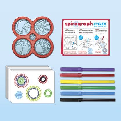 Silverlit Spirograph Cyclex Set creativ, 6 markere, 20 foi