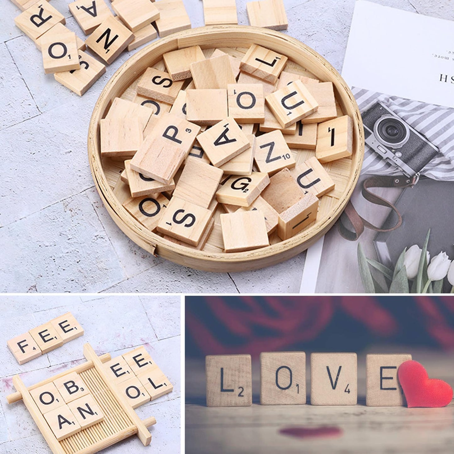 Nutabevr 130 bucăți A până Z litere din lemn, joc cu literele alfabetului, puzzle meșteșug cu valori numerice, pentru joacă, pentru DIY, educația copiilor, jucării pentru copii