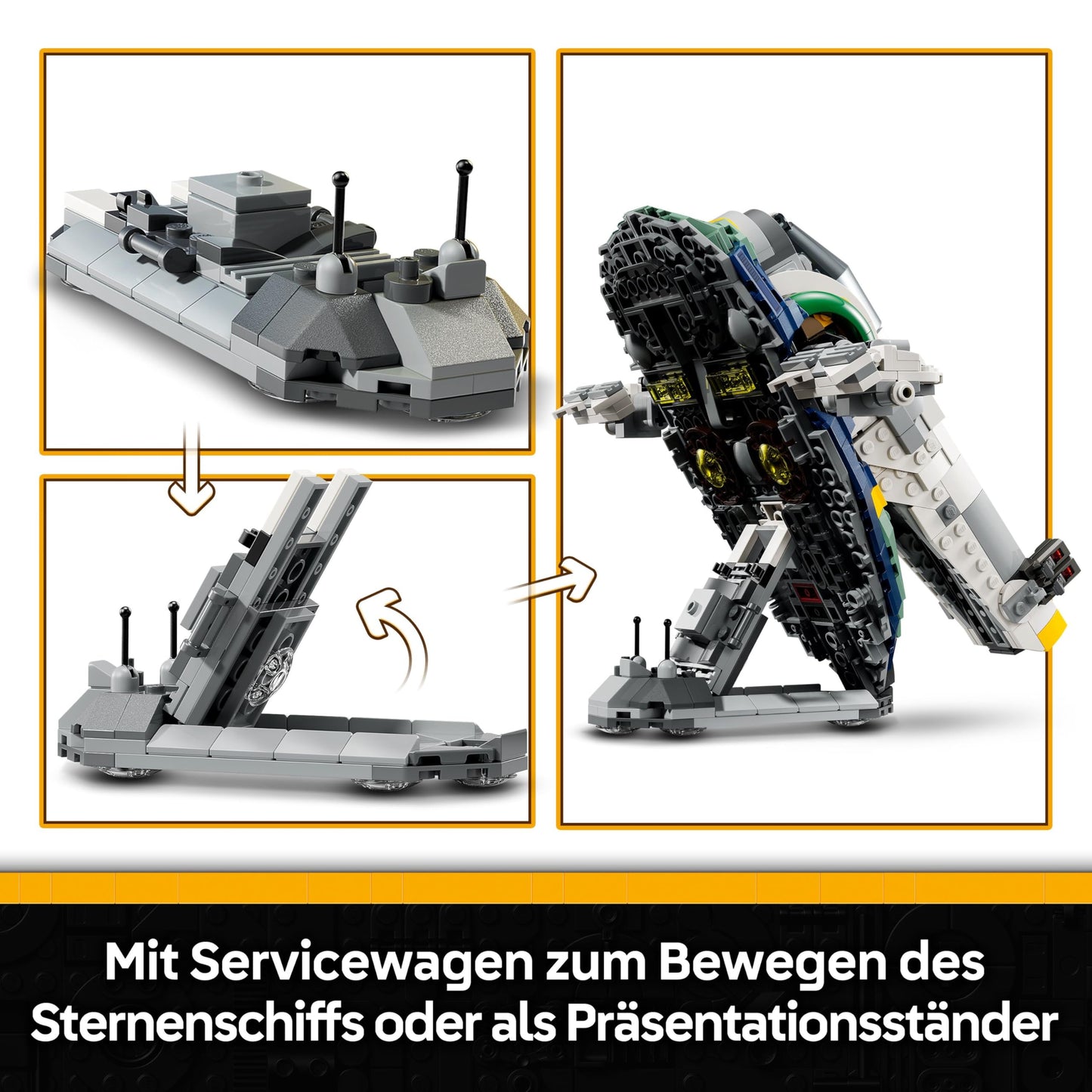 LEGO Star Wars Angriff der Klonkrieger Set de construcție Nave spațiale 707 piese de la 9 ani