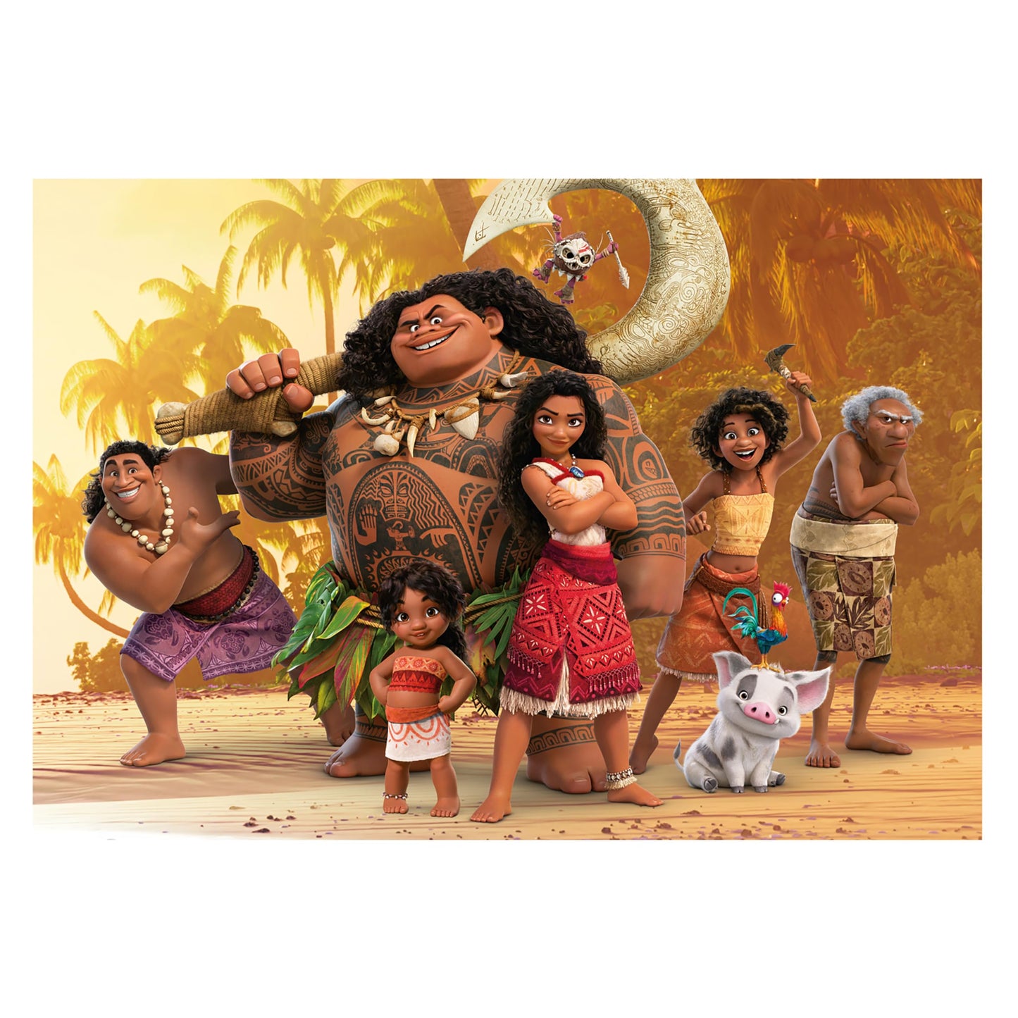 Educa 20104 Puzzle Moana 2, 4 puzzle-uri, 3+ ani