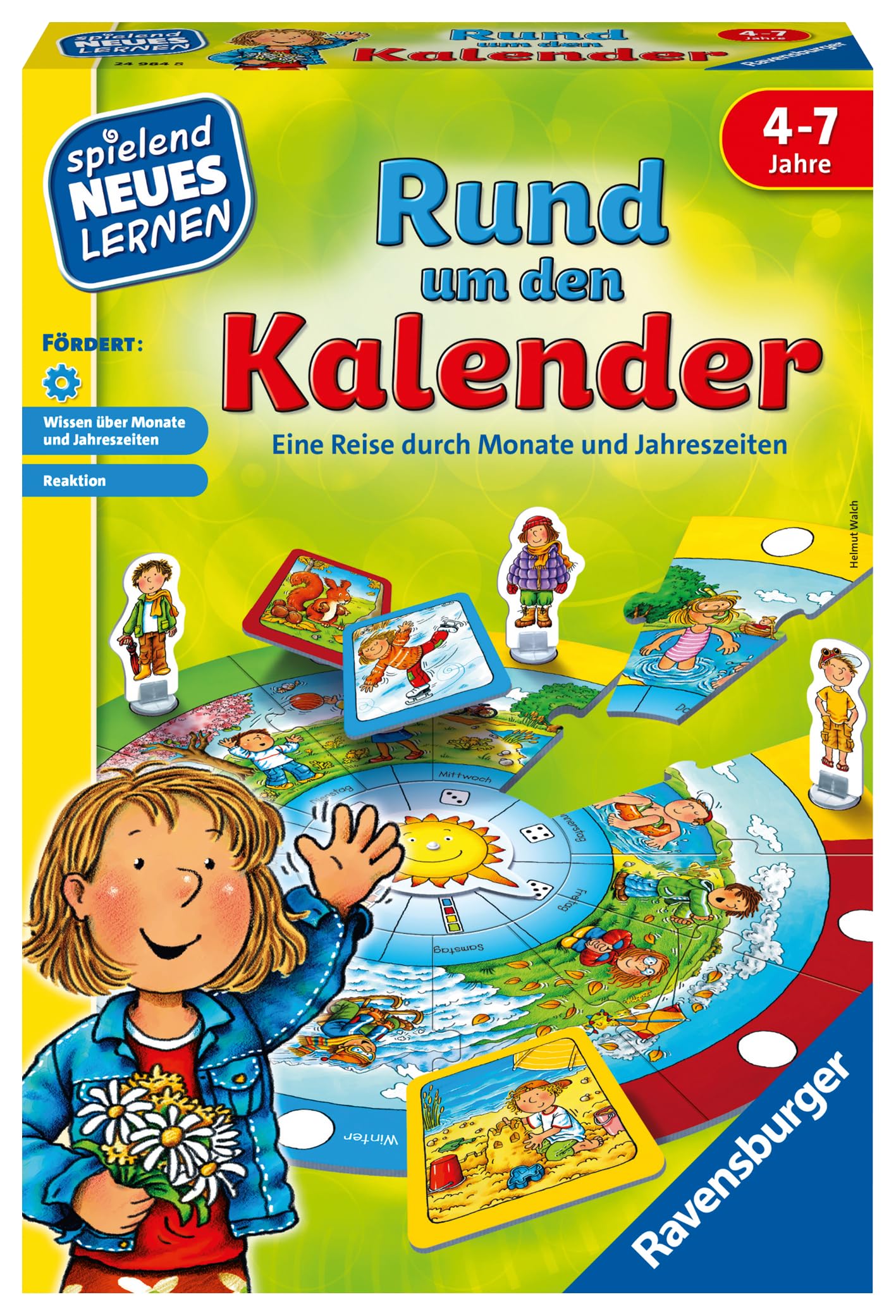 Ravensburger 24984 Joc de societate educativ pentru copii 4-7 ani 2-4 jucători