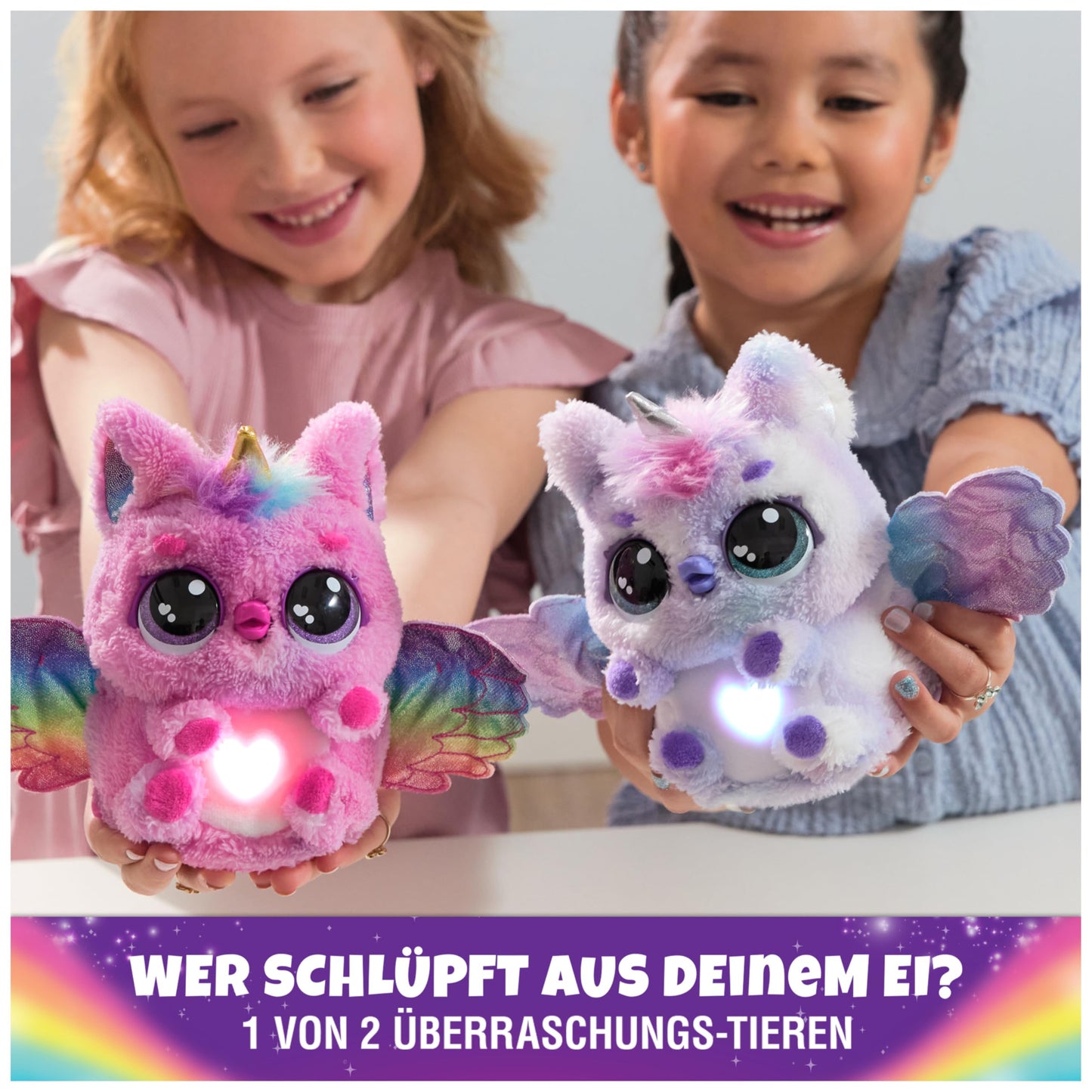 Hatchimals Alive Mystery Ei Pufficorn - Ou magic auto-încărcat de 25 cm cu jucărie interactivă surpriză, pentru copii de la 5 ani.