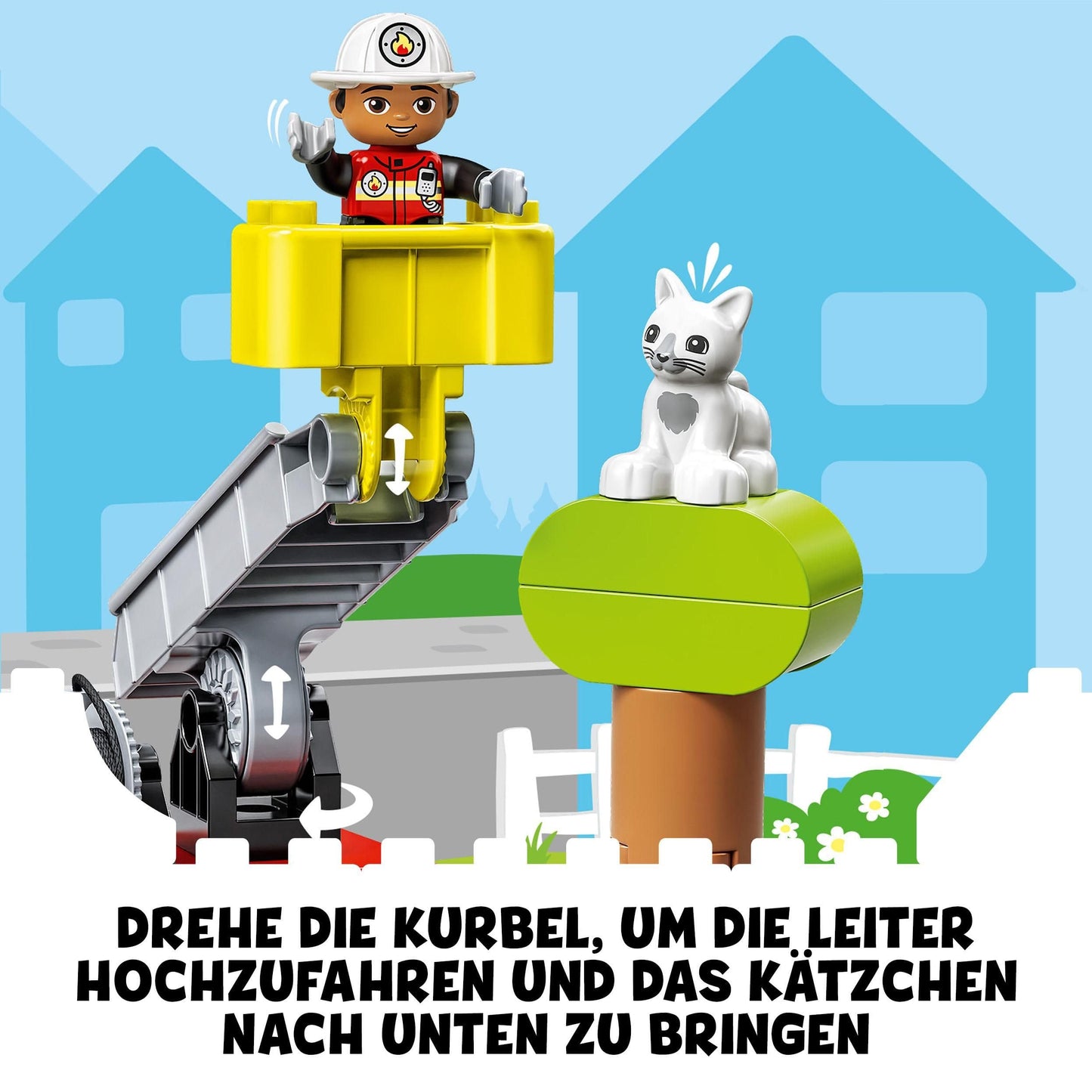 LEGO DUPLO 10969 Set de construcție Mașină de pompieri cu minifigurine 2+ ani