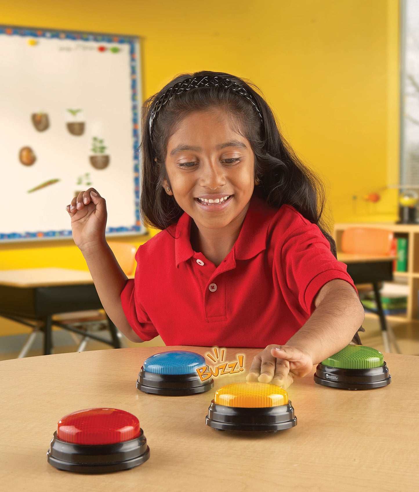 Learning Resources Set 4 Buzzere cu Sunet, 3+ ani