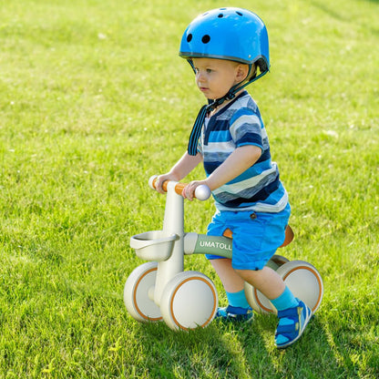 Umatoll Bicicleta balans pentru 1 an, jucărie pentru 12-24 luni, cadou de ziua de naștere pentru 1 an (Verde)