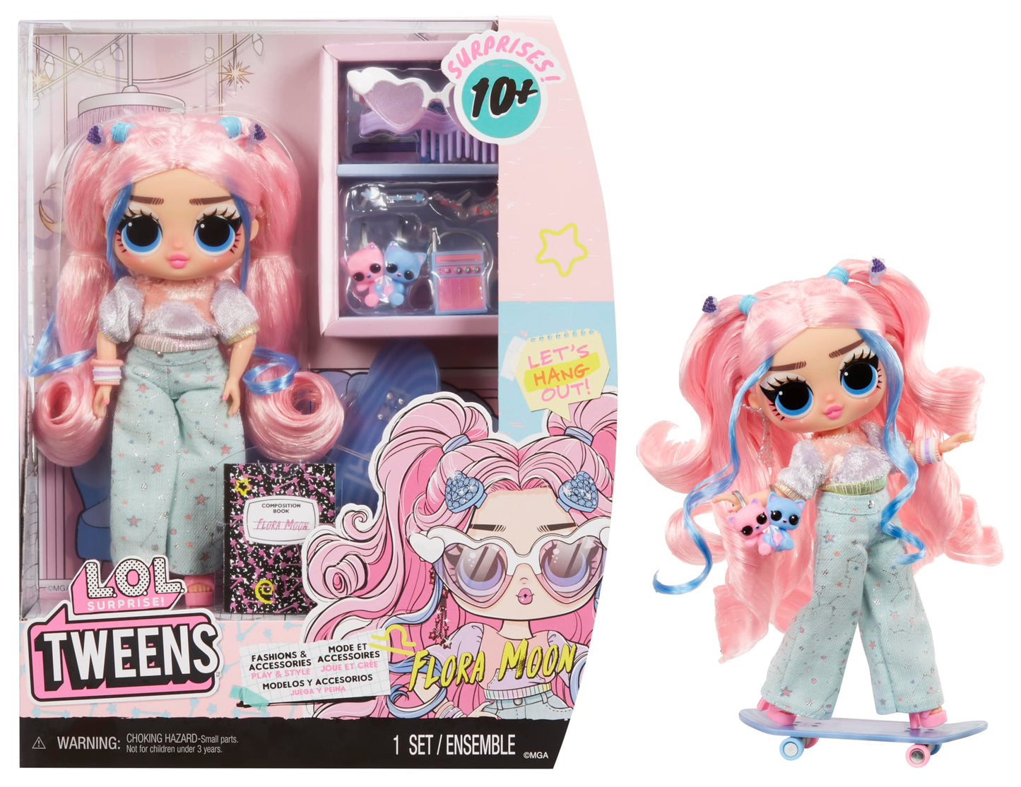 L.O.L. Surprise! Tweens Păpușă Flora Moon, 4+ ani