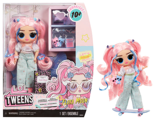 L.O.L. Surprise! Tweens Păpușă Flora Moon, 4+ ani