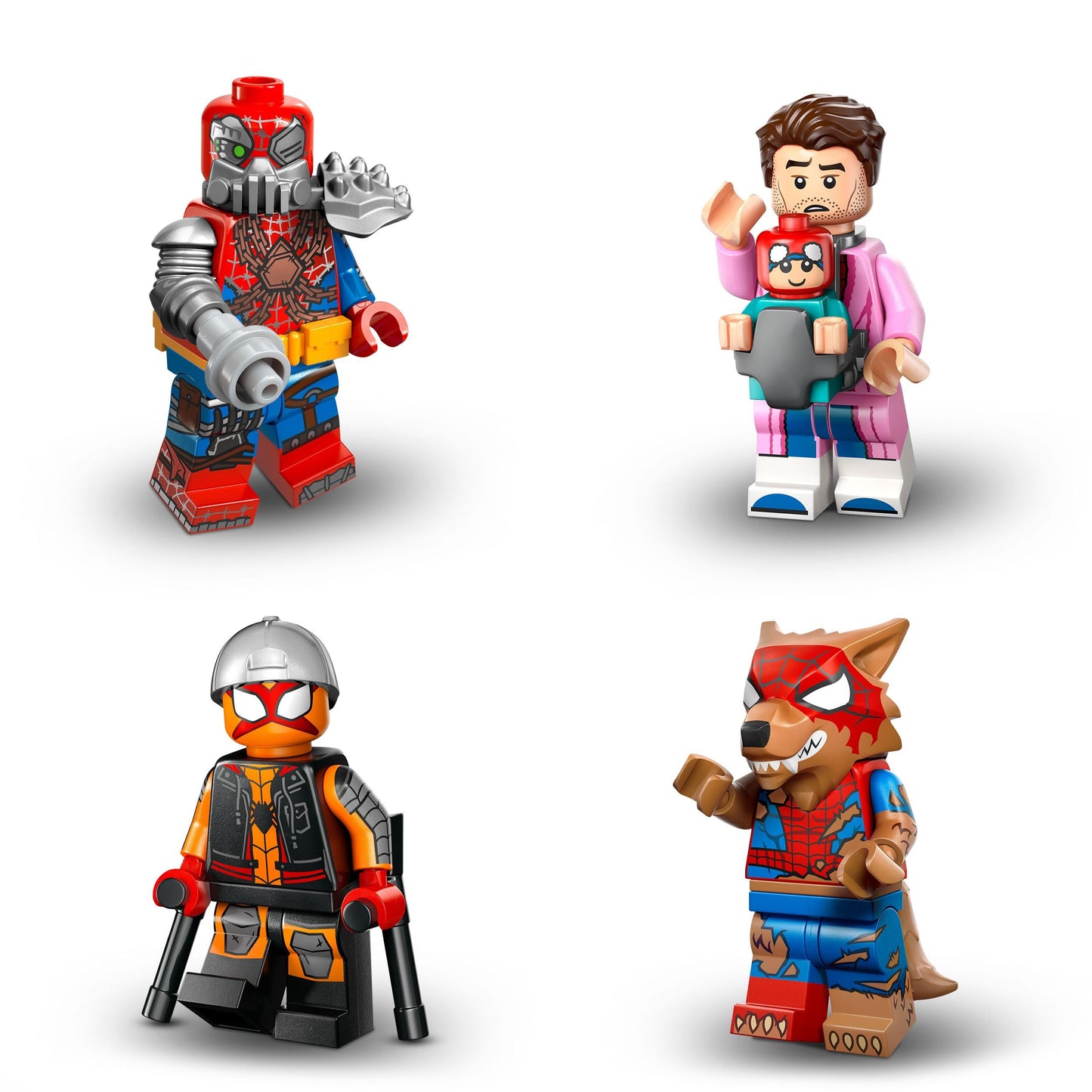 LEGO Minifigures Spider-Man Across the Spider-Verse Set de figurină 12 personaje 5+ ani