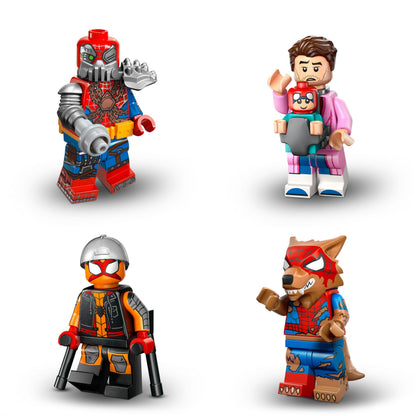 LEGO Minifigures Spider-Man Across the Spider-Verse Set de figurină 12 personaje 5+ ani