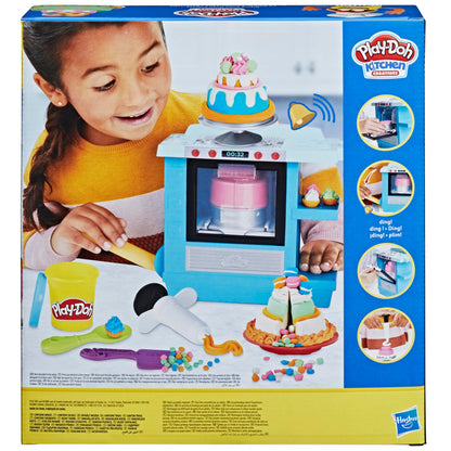 Play-Doh Kitchen Creations Set de joacă cu cuptor pentru copii de la 3 ani cu 5 culori