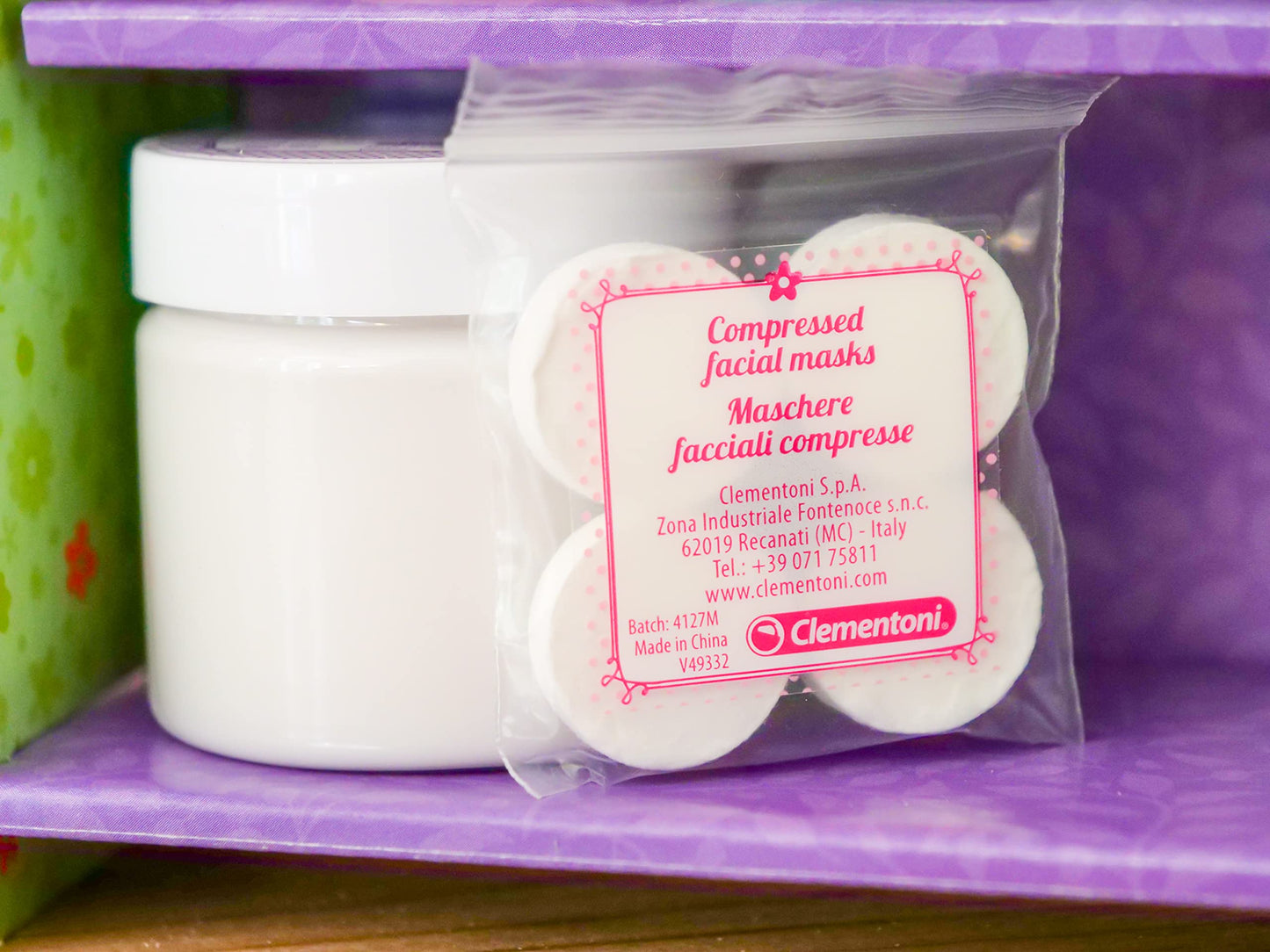 Clementoni Galileo Lab – Mască de față DIY, set cosmetic pentru copii de la 8 ani, cu țesături parfumate pentru relaxare, 59248