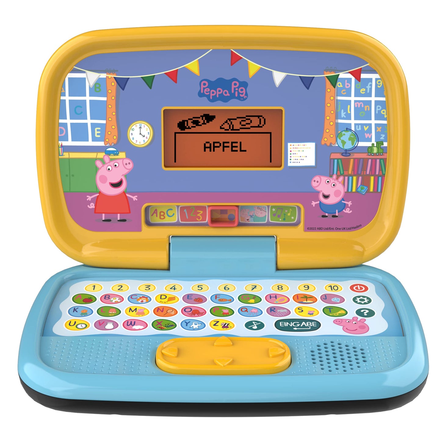 VTech Peppas Lernlaptop Laptop educațional cu tastatură ABC 3-6 ani (limba germană)