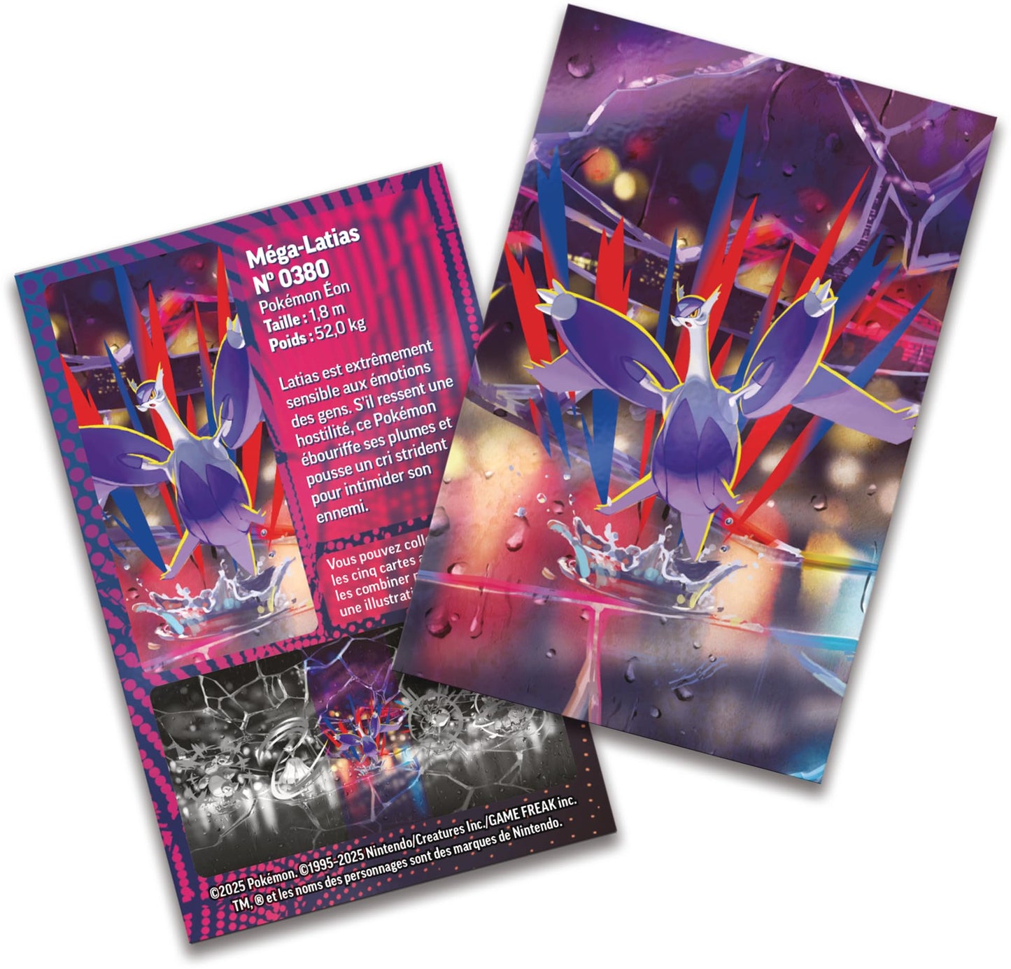 Pokémon Mini-Cutie Mega-Latias, 2 boostere (franceză)