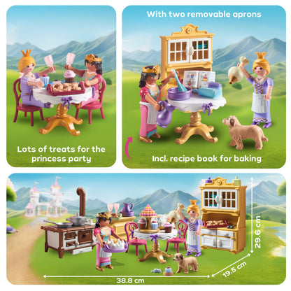 PLAYMOBIL Princess Magic Set de joacă Bucătărie Regală pentru prințese 4+ ani (roz)