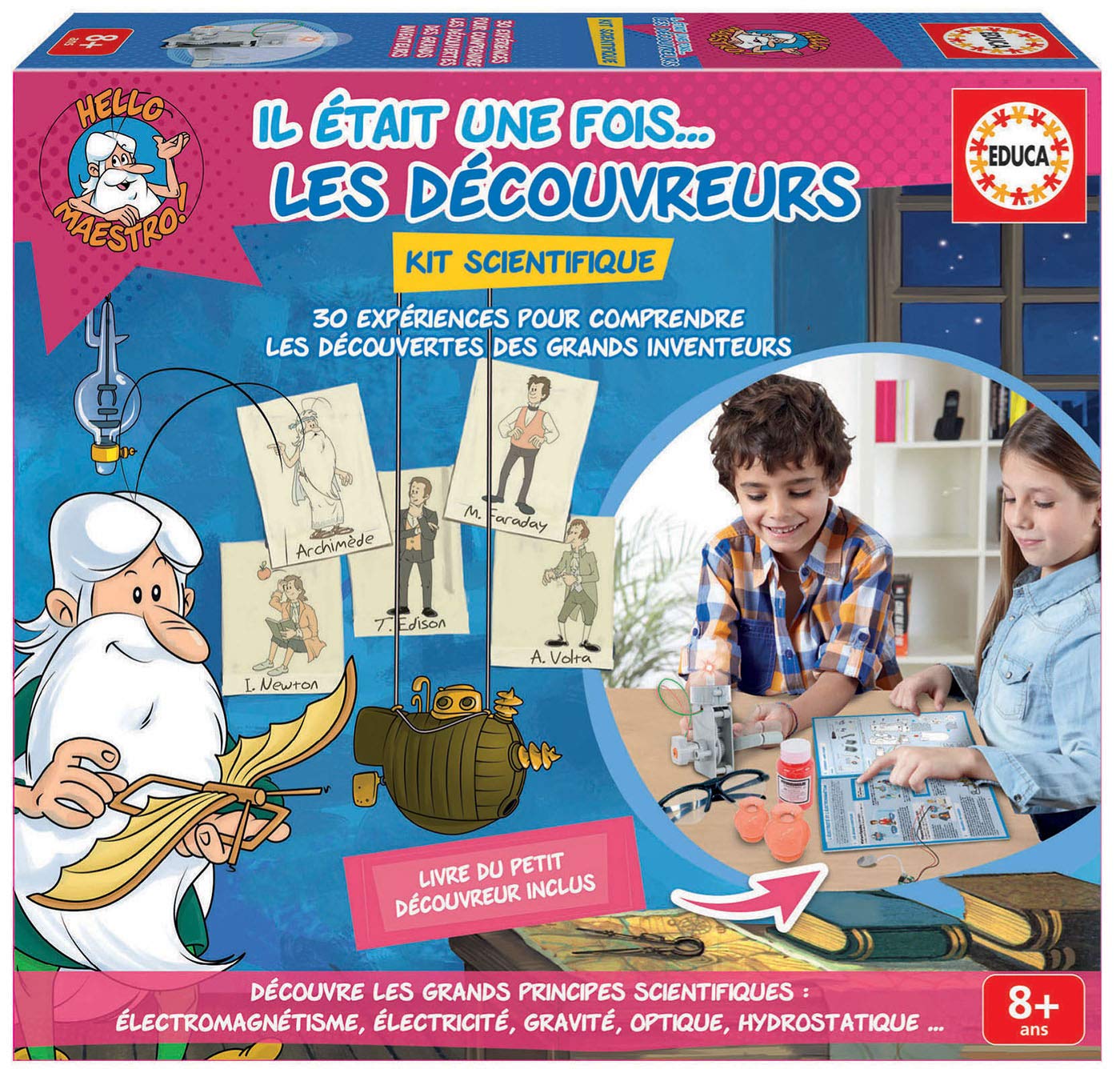 Educa Experiences Set Educație Științifică 30 experimente 8+ ani