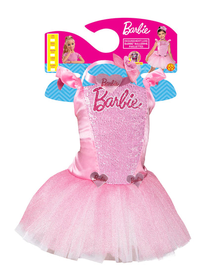 Rubies Costum Barbie balerina cu tutu, 9-10 ani