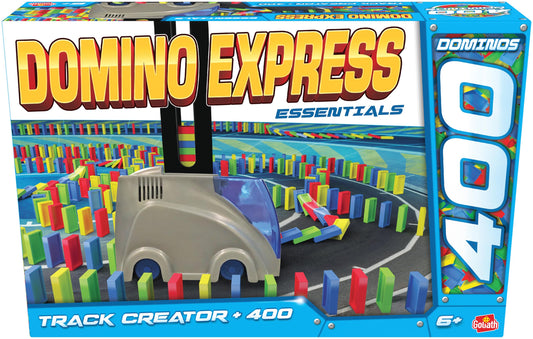 Creator de Piste Domino Express + 400 Piese, Jucărie de Construcție pentru Copii de la 6 Ani, Joc cu Domino pentru Copii cu 400 de Piese Domino