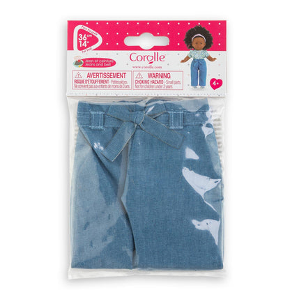 Corolle 9000212170 - Jeans cu curea, pentru toate păpușile MaCorolle de 36cm, de la 4 ani