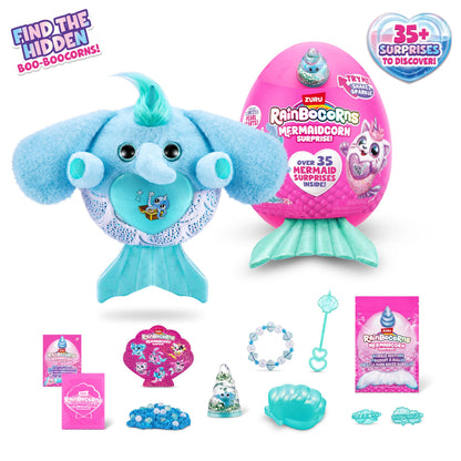 Rainbocorns Mermaidcorn S7 Elefant de plus cu surprize
