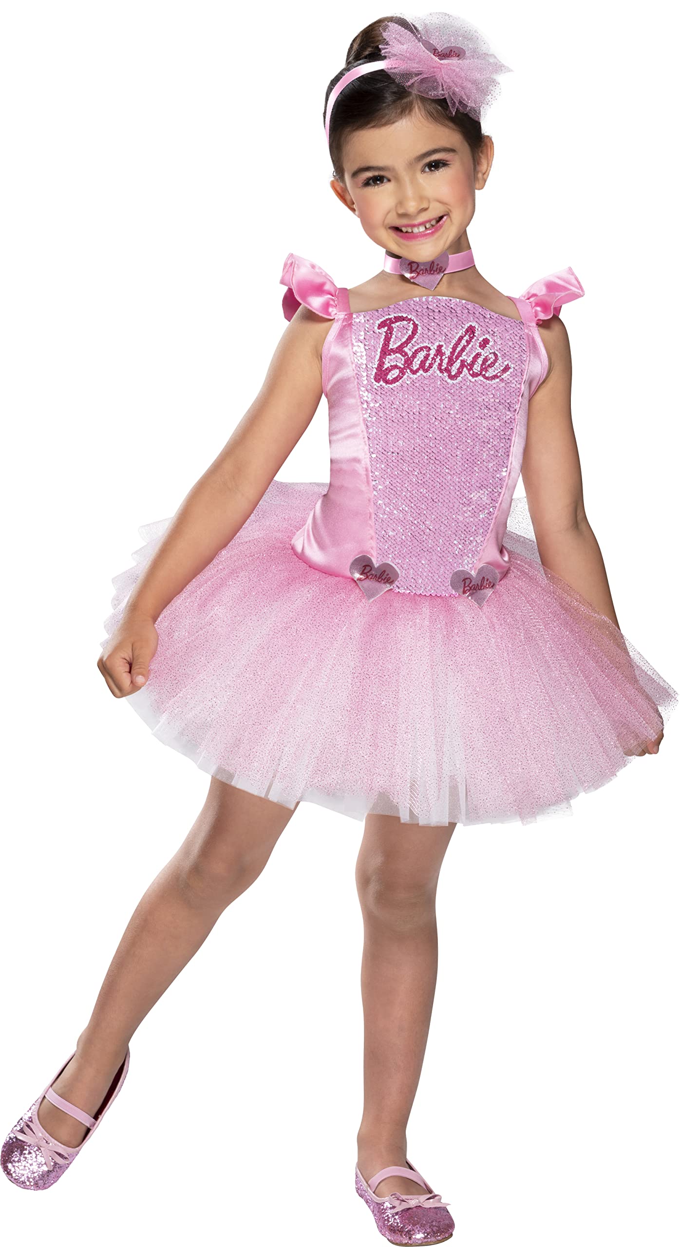 Rubies Costum Barbie balerina cu tutu, 9-10 ani