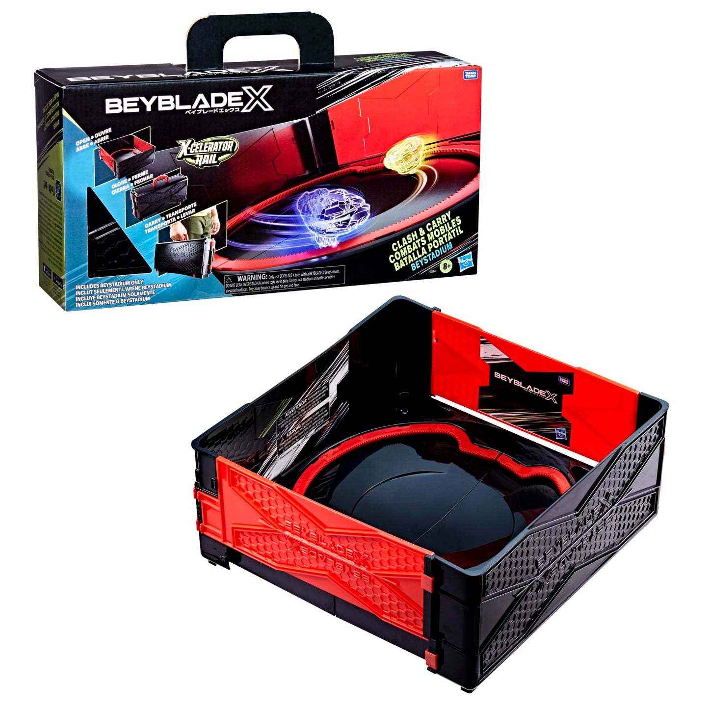 Arenă de Luptă Beyblade X Clash and Carry Beystadium